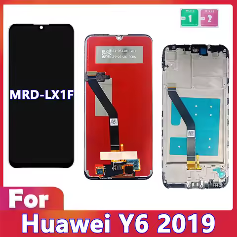 For Huawei Y6 2019 LCD Display JAT-LX1 Touch Screen For Huawei Y6 Prime 2019 Honor 8A LCD Replacemen