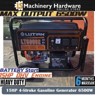 LUTIAN LT8000EB-8 6500Watt/6.5KW 15HP 4-Stroke Gasoline Generator with Battery Key Start - Included 