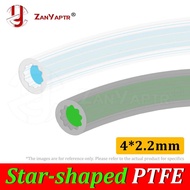 Star Shaped PTFE Tube for 3D Printer accessories for 1.75mm consumables ID2.2MM OD4MM for  Bambulab 