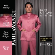 PAHLAWANKU Baju Melayu Plus Size Baju Raya Satin