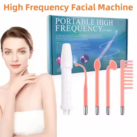 High Frequency Facial Machine 4 In 1 Handheld Electric For Face Skin Beauty Tools Portable Neon Wand
