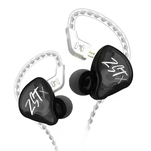 KZ ZST pro Hanging In Ear Earphone Hybrid Headset HIFI Bass Noise Cancelling Sports DJ Earbuds For Z