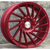 Red 17 Inch 17x7.5 4x100 Alloy Wheel Car Rims Fit For Mazda MX-3 MX-5 Hyundai Elantra Sonata MINI CooperHonda Accord Toyota
