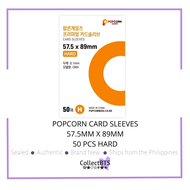 Popcorn Card Sleeve 57.5 x 89 mm HARD 50 pieces On Hand Sealed Authentic Brand New CollectBTS Photo card Sleeves