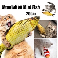 Cat Fish Toy Simulation Fish Teasing Kitten Toy Fish Teasing Cat Stick Interactive Simulation Fish C