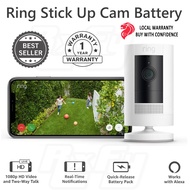 Ring Stick Up Cam Battery (3rd Gen) HD security camera cctv iptv baby viewer Alexa custom privacy co