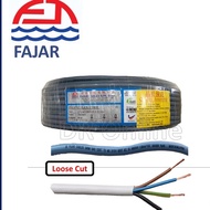 Fajar Flexble Cable 1.5mm 4Core ( 30 /0.25)4core  1Coil /90 Meter