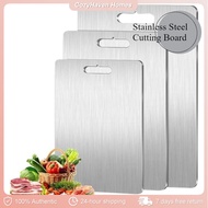 Stainless Steel Cutting Board 316-Food Grade Double-Sided Portable Kitchen Chopping Board