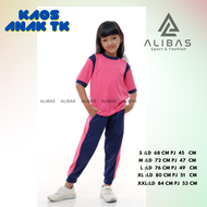 baju olahraga anak TK pakaian olahraga sekolah anak paud seragam kaos olahraga anak-anak