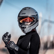 Helmet Motorcycle Dual Lens Full Face Helmet for Men Retro Cruiser Motorcycle Helmet Summer Sun Prot