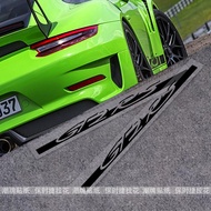 ป้ายติดรถยนต์กันน้ำกันแดดสำหรับ Porsche GT3RS GT2RS ลายด้านข้าง ลายด้านข้าง ป้ายติดรถยนต์แบบติดได้ทั