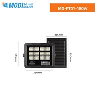 MODI ไฟโซล่าเซลล์ 180W280W380W แสงขาว Day light รีโมทคอนโทรล สปอตไลท์ แผงโมโนคริสตัลไลน์ LED พลังงาน