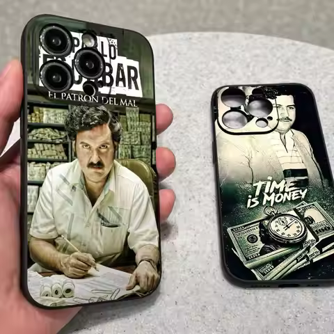 Narcos TV Series Pablo Escobar Phone Case For iPhone 17 16 15 11 12 14 13 Pro Max Mini XS XR 7 Plus 