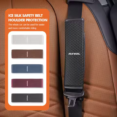 Car Seat Belt Guard Ice Silk Seatbelt Shoulder Protection Pad For Haval Jolion F7 H6 H1 H2 H3 H4 H5 