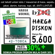 Cat Lukis / Kanvas / Tekstil - warna Tosca - utk kaos/tas/sepatu