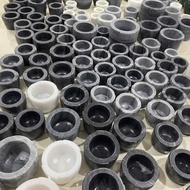 Large stone mortar size 16.5cm = 4.6kg and 20cm = 8.6kg, from solid stone.