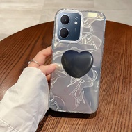 Casing hp For OPPO A5X 4G A5X 5G Case Love pattern Case HP Cesing protector Water ripple casing Sili