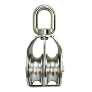 304 Stainless Steel Single Pulley Double Pulley Lifting Wire Pulley Pulley Wire Rope Pulley 4LMG