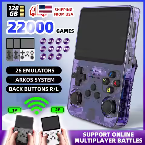 R36S Retro Handheld Game Console Open Source Arkos Linux Syetem Portable Pocket Video Game Player Fo