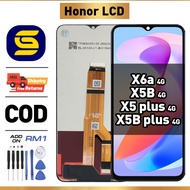 LCD HONOR X6A 4G/ X5 Plus 4G/ X5B 4G/ X5B Plus 4G Compatible For Glass Original Touch Screen Digitiz
