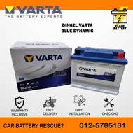VARTA DIN62 56219 LN2- Blue Dynamic for X50 Peugeot 206, 305, 308, 405, 407, 508, Volkswagen Polo, G