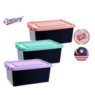 [WHOLESALE] Century Storage Box With Wheel 35L 3PCS 6PCS Box Roller 35Liter Kotak Penyimpanan Roda 7