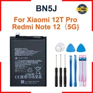 แบตเตอรี่ BN5J แท้ใหม่สำหรับ Xiaomi redmi Note 12 5G / 12T Pro / X5 poco 5G/ bn5j ความจุแบตเตอรี่ 50