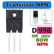 TRANSISTOR D998 NPN D 998 TR K D 998 SILICONE POWER AMPLIFIER