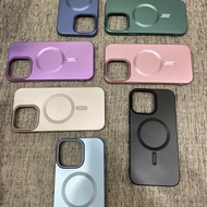 SOFTCASE MAGSAFE MACAROON COLOUR METAL IPHONE 12/13/PRO/PRO MAX