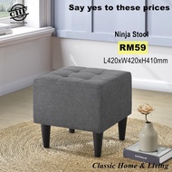 NEW ARRIVAL CHF Ninja 1 seater Stool Bench Chair / Bench Chair for living room /bedroom /café shop