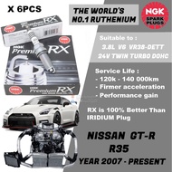 Japan NGK Premium RX Spark Plug - NISSAN GTR 35 R35 V6 3.8L VR38DETT Year 2007 up ( Replace OEM DILK