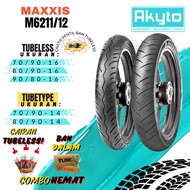 BAN MAXXIS M6211 / M6212 TUBELESS (R16) / TUBETYPE (R14) / BAN MOTOR RING 16 / BAN R16 / BAN HARIAN 