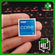 INTEL CORE i5 GEN 11TH FLEXIBLE RAISED STICKERS PC STICKERS PROCESSOR STICKERS