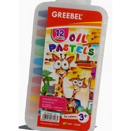 Greebel Crayon 12 colors oil pasttle greebel Crayon greebel coloring Stationery