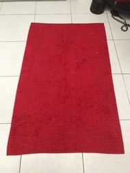 IKEA 紅色地毯 60X120cm 二手出清 浴室吸水超強