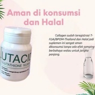 [ORI] glutacid original 16000mg pemutih kulit herbal isi 30kapsul