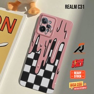 Case Hp Realme C31 New - Softcase Fashion Catur Art - Alter Custom Casing Aksesoris Lucu