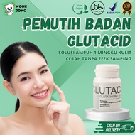 Kapsul Pemutih Badan Glutacid Ori Bpom Aman Busui