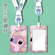 Stitch MRT card holder Kids Lanyard Badge Holder Retractable Strap