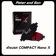 COMPACT NANO X ผ้าเบรคหน้า-หลัง MG 5 15-ONMG Zs 17-21MG Hs 19-ON เกรด DEX