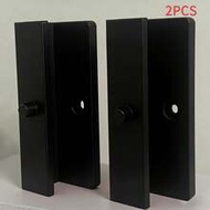 2pcs Vintage Vinyl Record Display Stand With Album Cover Holder - Wall Mounted Rack For Music Studio