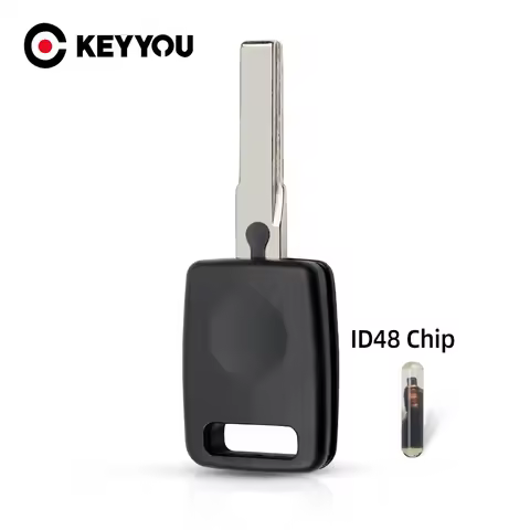 KEYYOU Replacement Transponder Chip Remote Key Shell Case For Audi A2 A3 A4 A6 A8 Cabrio RS6 S3 S4 S