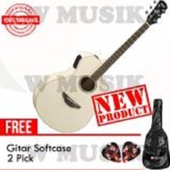 Cheap Yamaha Acoustic Guitar APX600VW/APX600 - Vintage White + Free Softcase & 2 Picks Non COD