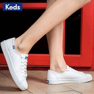 Keds White Shoes Leather Women's Shoes 2021 New Style Classic Leather All-Match Casual Sports Sneakers Trendy Korean Version Shallow Mouth hello
