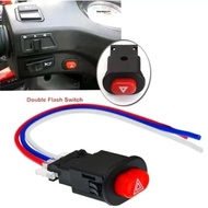 TOMBOL Motorcycle Hazard Switch Hazard Button On Off Motorcycle Hazard Light