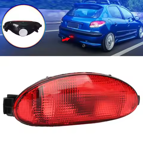 Car Rear Fog Light Lamp without Bulb 6351K5 Low Energy Consumption Long Lasting Replacement for Peug