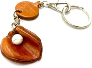 真皮鑰匙圈 棒球手套 VANCA CRAFT 日本職人手工製作