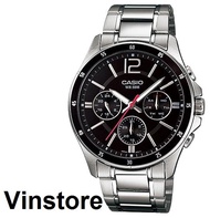 Best Seler [Vinstore] Casio Enticer MTP-1374 Chronograph Style Stainle