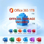 Microsoft Office 365 Subscription 12 Months | 1TB OneDrive Storage Word Excel PowerPoint Outlook