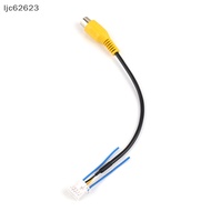 [ljc62623] 10 Pin Car Rear View 360° Backup Camera Video Input Output Cable Adapter Wiring Connector Radio Accessories [MY]